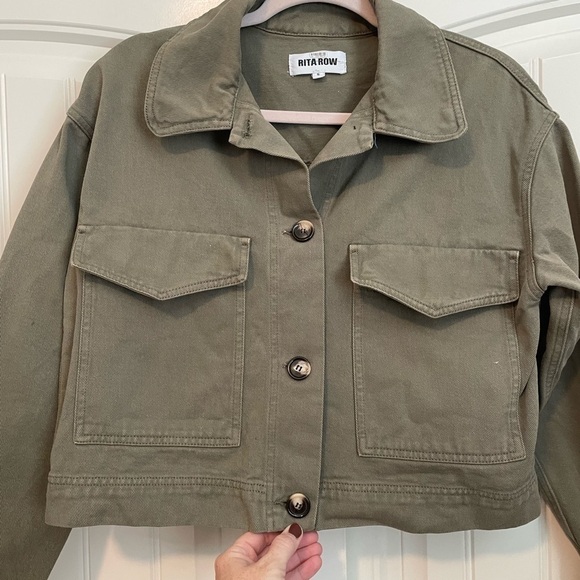 The Rita Row Edda khaki jacket army green size small - Picture 4 of 8